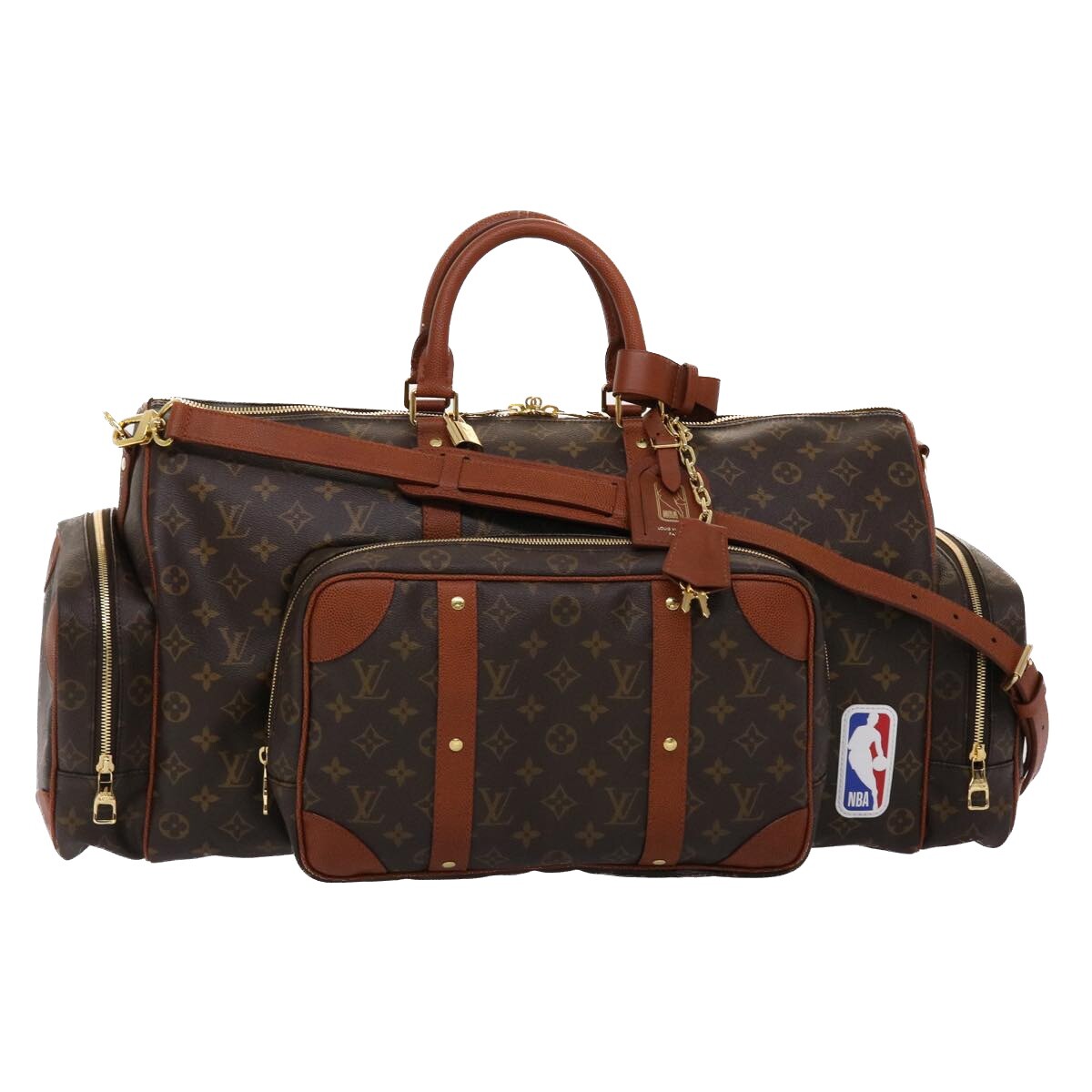 LOUIS VUITTON Monogram NBA Gym Bag Boston Bag 2way M45794 LV
