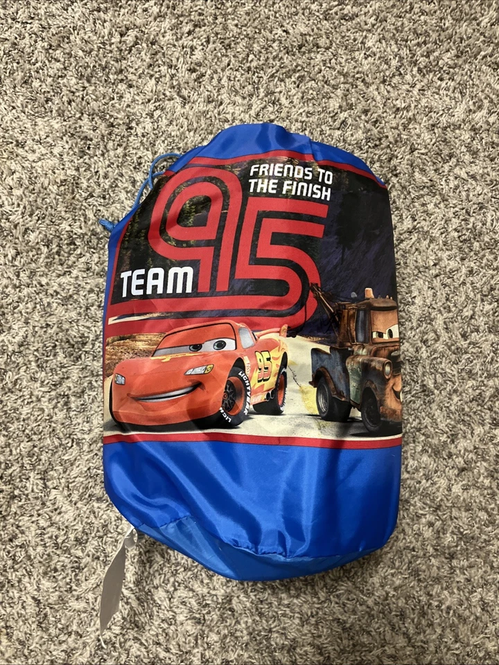 Saco de dormir para niños Disney Cars Lightning Mcqueen Tow Mater Friends To The Finish Foto 4 de 4