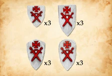 FIREFORGE GAMES DV056 LIVONIAN ORDER SHIELDS 2
