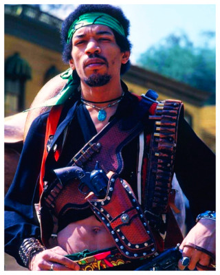 JIMI HENDRIX - 4''X5'' PHOTOGRAPH
