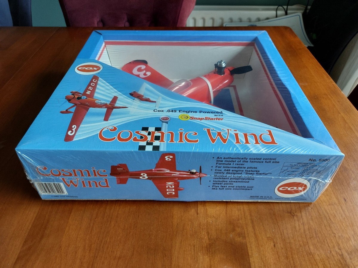 Cox Cosmic Wind .049 vintage control line airplane #6500