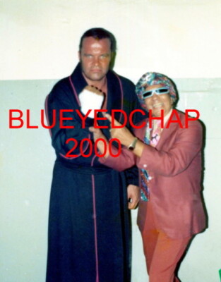 STAN STASIAK & THE GRAND WIZARD WRESTLER 8 X 10 WRESTLING PHOTO NWA WWWF