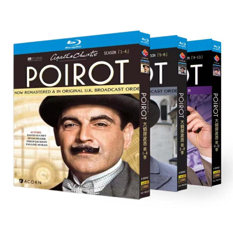 Agatha Christie's Poirot Season1-13 Complete TV Series 12BD New