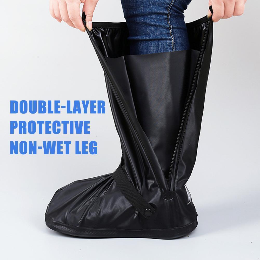 MXXL Reusable Overshoe Cycling Motorcycle Bike Rain Cover Boot Shoes