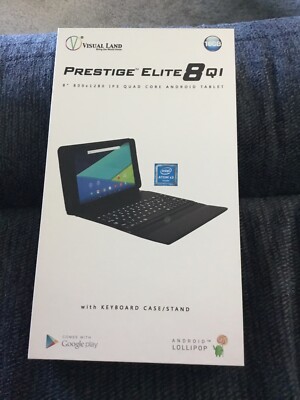 Prestige Elite 8 Q Android Tablet With Keyboard, Case & Stand