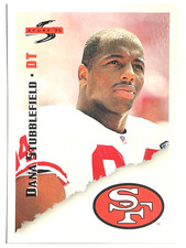 DANA STUBBLEFIELD San Francisco 49ers, Raiders 1995 Score Football Card #148