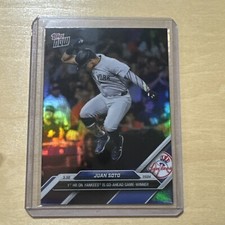 2024 MLB Topps NOW 21 21SP JUAN SOTO 1ST HR W/ NEW  YORK YANKEES IMAGE VARIATION