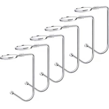 6 Pieces Christmas Stocking Holders Mantel Hooks Hanger Christmas
