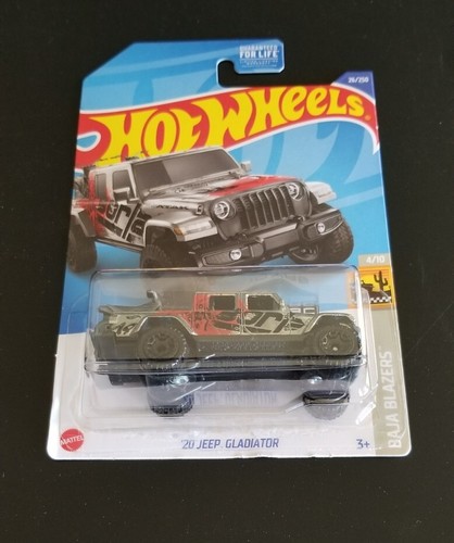 Blazer Hot Wheels 4/10 Baja 2022 08 ZAMAC '20 Jeep Gladiator 26/250 nuovo - Foto 2 di 6