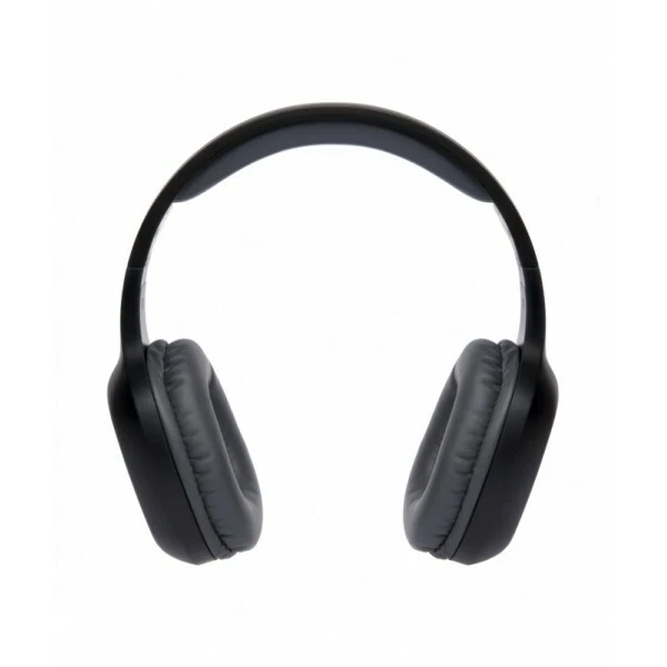 CUFFIE WIRELESS BLUETOOTH 5.0 CON MICROFONO SENZA FILI PC SMARTPHONE CUFFIA NERO - Immagine 3 di 4