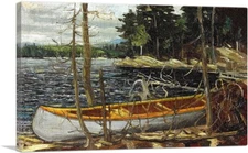 ARTCANVAS The Canoe Spring or Fall 1912 Canvas Art Print by Tom Thomson