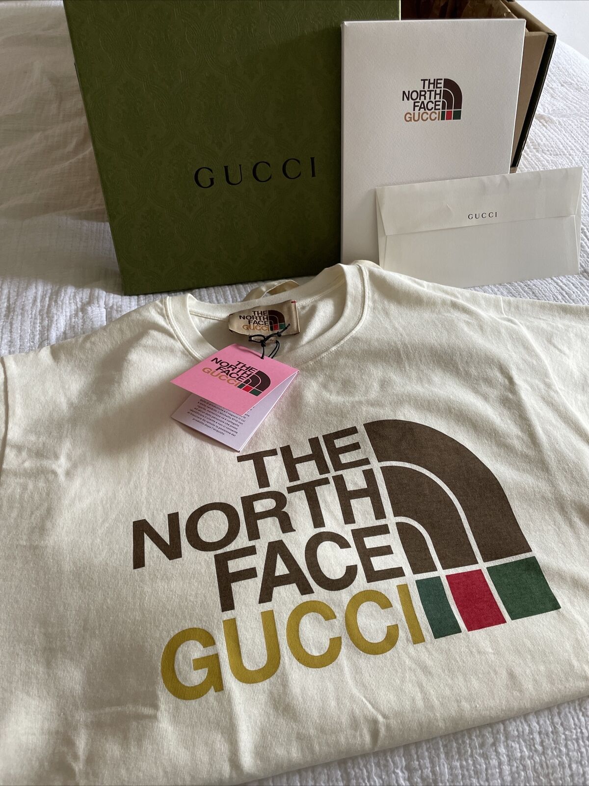 新作在庫 Gucci - THE NORTH FACE x GUCCI Tシャツ BLACK Lサイズの