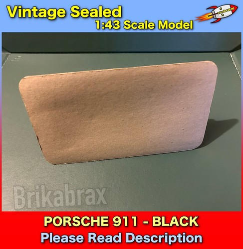 Altaya 1:43 Scale: PORSCHE 911 - BLACK - Vintage Sealed (Read Description) - Picture 3 of 9