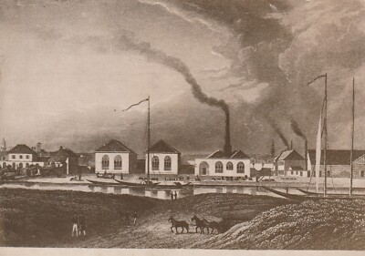 Press photo Berlin the 1st Berlin Gas Station which opened in 1826 1920s