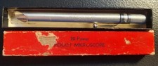 Vintage 20X Pocket Microscope by DuMaurier Company, Elmira NY, in Original Box