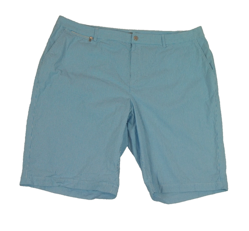 Lauren Ralph Lauren Seersucker Shorts Women Size 20W Preppy Nautical Coastal 11"