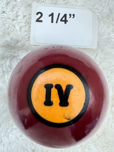 #4 Pool Ball. Antique, Vintage And Current Style Balls. Many To Choose From. - Picture 284 of 353