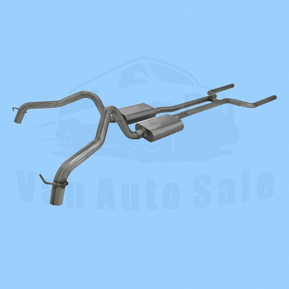 Комплект выхлопной системы FlowMaster для Chevrolet Nova 1969-1974 - Изображение 2 из 3