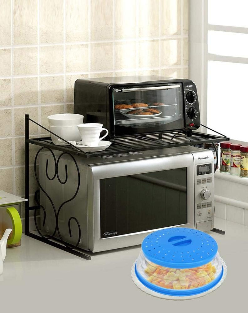 Microwave Splatter Cover Microwave Cover for Food BPA Free, 10.5 Inch, round wit