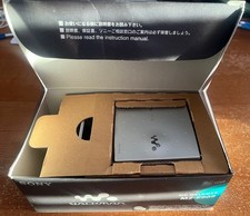 Sony Walkman MZ-E909 Silver Portable MD Player MDLP w/ Remote Dock AC Adapter