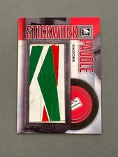Anton Khudobin 2013-14 ITG Stickwork Paddle Game Used Goalie Stick Print Run 14