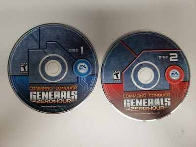 Command & Conquer: Generals: Zero Hour ( PC, 2003 ) Discs Only