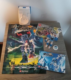 LEGO Technic Throwbots Ski 8501 Ice Slizer w/Case Disks Manual Poster Booklet