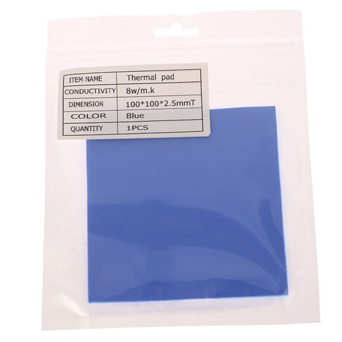 100x100mm Thermal Pad GPU CPU Heatsink Cooling Conductive Silicone Pad - Afbeelding 17 van 32
