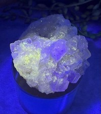 Crystal 96g RARE Petroleum Fluorite UV Reactive Galaxy Raw Specimen Mineral