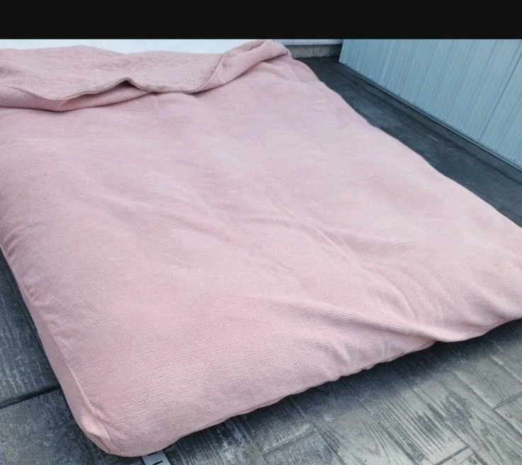 Colchón futón de lana/algodón de 8 pulgadas de grosor (completo/queen) con cubierta pagada $900 Foto 2 de 4