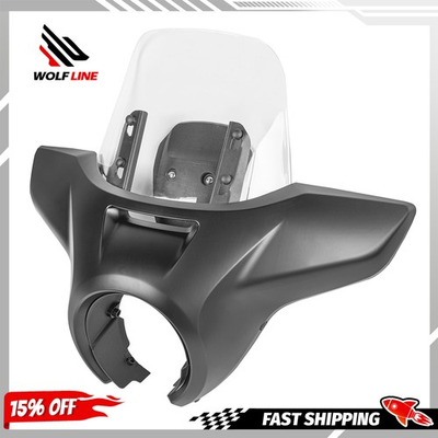 #ad WOLFLINE Windshield Fairing Kit for Honda Rebel 300 500 2020 2025 Quick Install $220.99