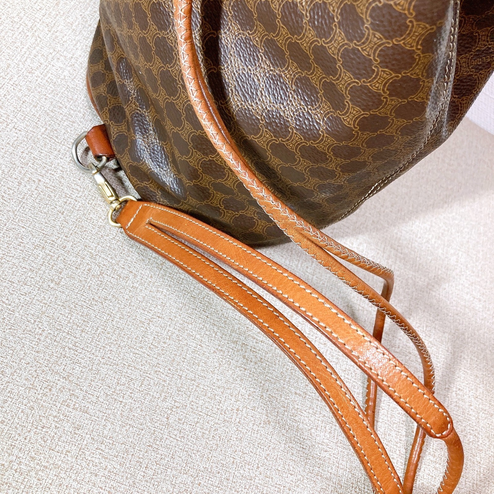 CELINE Macadam Drawstring Backpack T06 - image 7