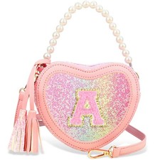 Birthday Purse Gifts for Little Girls - Heart Princess Handbags Shoulder Kids...