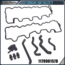 VALVE COVER GASKET + BREATHERS HOSE FOR MERCEDES V8 C CL CLK CLS E G ML S SL SLK