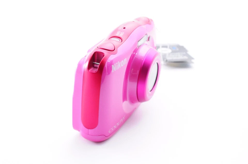 UNUSED Nikon Coolpix W100 Pink Near Mint Waterproof Digital Y3319 - Image 4 of 4