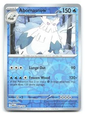 Abomasnow SV10: Destined Rivals 060/182 Reverse Holo Pokemon NM