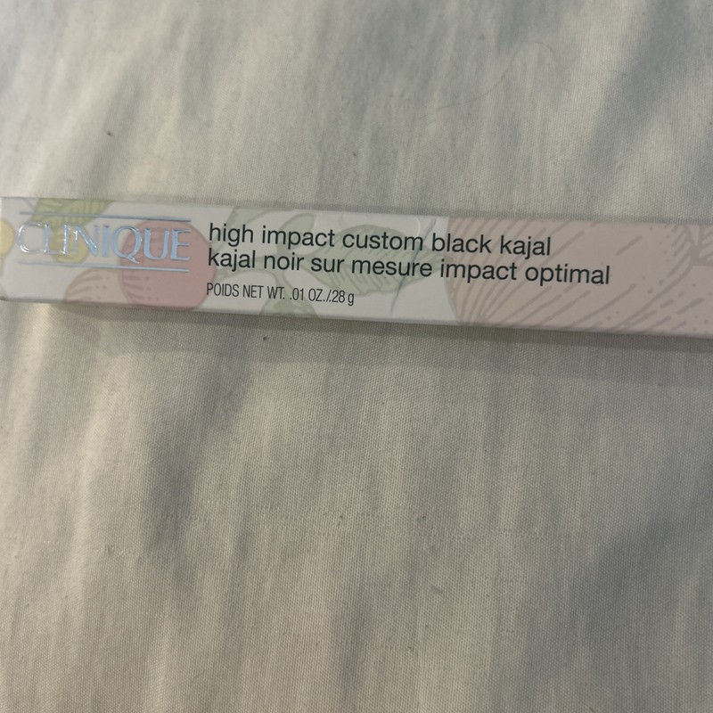 Clinique High Impact Custom Black Kajal 0.28g Blackened Brown 02  With Box