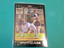 DANNY PUTNAM RC, 2007 Topps Chrome *ROOKIE* card #276 NrMt (Athletics. rookie card picture