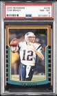 2000 BOWMAN #236 TOM BRADY ROOKIE RC PSA 8