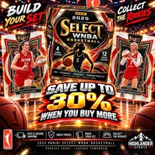 2025 Panini Select WNBA Cards (#1-100) You Pick - Complete Your Set