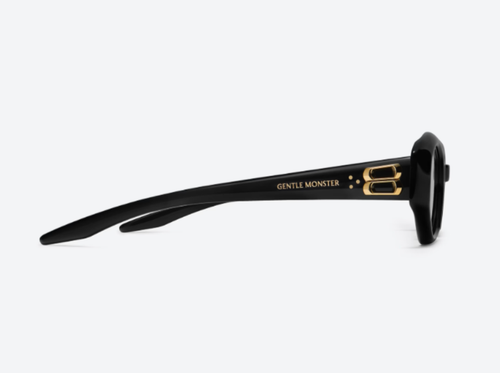 Lunettes de soleil Gentle Monster Miro 01 noires avec étui neuves - Photo 7/8