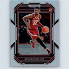 2023 Panini Prizm Draft Picks Basketball Silver Brandon Miller #63 PSA 10