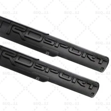 2X Matte Black Sport Emblem Side Fender Door Nameplate Badge For Tundra Tacoma