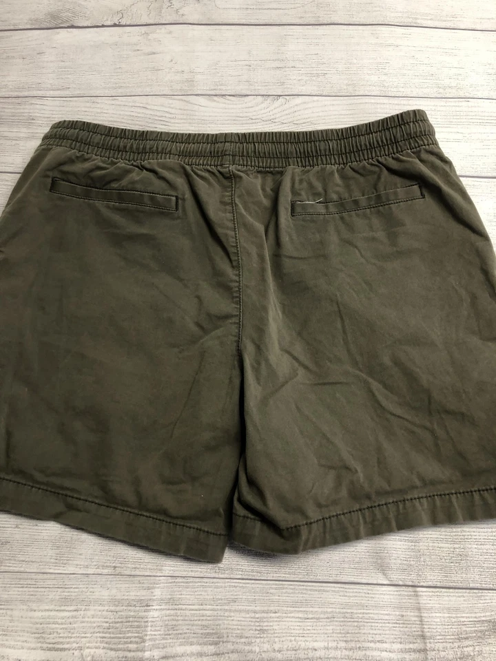 Pantalones Cortos Sonoma Goods For Life Para Hombre XL Verde Oliva Elastizados Chino Cordón Sarga Foto 4 de 4