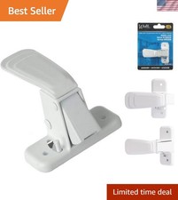 High-Quality Steel/Brass Inside Door Latch - Easy Install, No Lock Out Feature