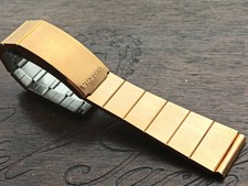 Dugena 19mm Vintage Stahl Band NOS ( Gold )