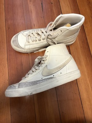 Nike Blazer Mid  77 Sneakers   White / Sail (Cream)   Youth Size 6.5Y
