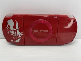 PlayStation Portable PSP 2001 Red God Of War Edition Console For Parts Or Repair