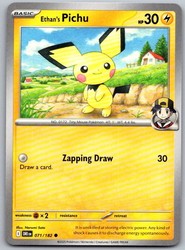 Ethan's Pichu 071/182 Common Destined Rivals Pokemon TCG
