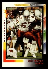 Luis Sharpe 1992 Wild Card #34 Phoenix Cardinals FOOTBALL *079